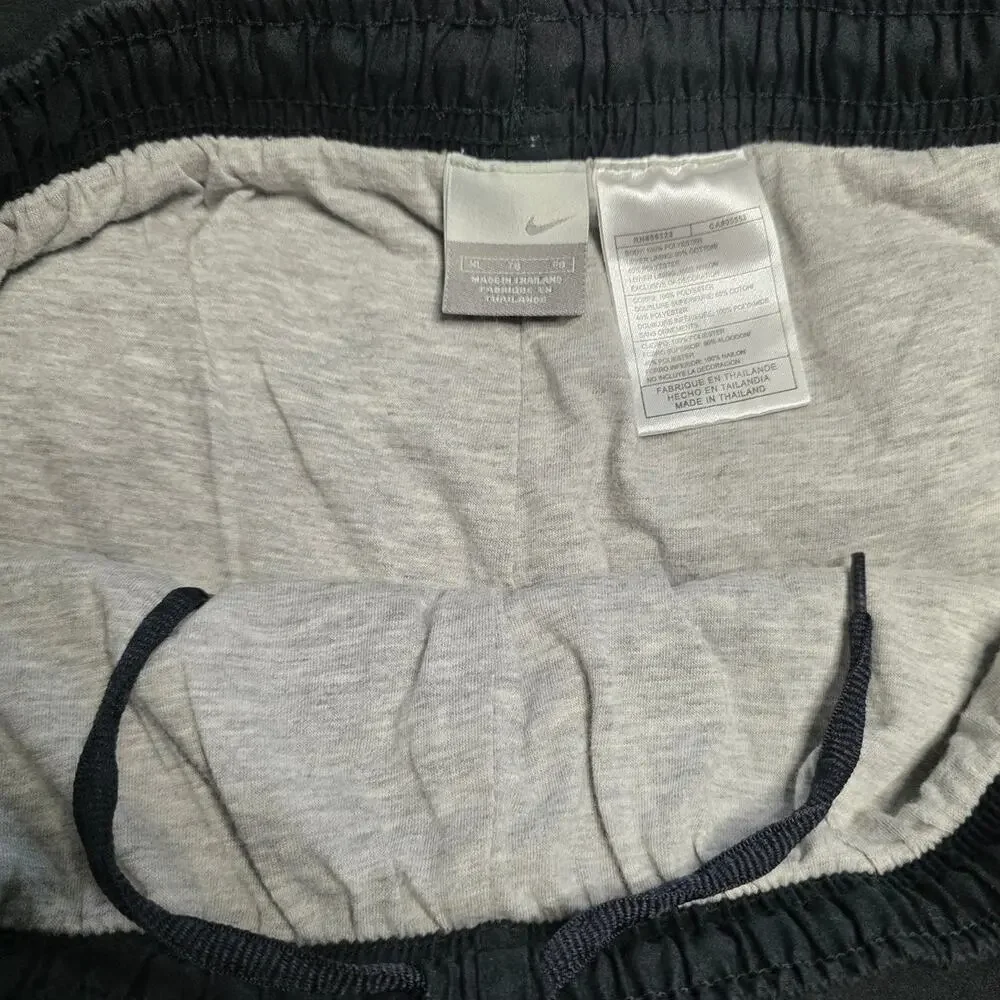 Nike Silver Tag Black Striped Baggy Sweatpants Vintage Y2K Size Xl
